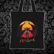 RAD BAHAMUT Printed tote bag canvas