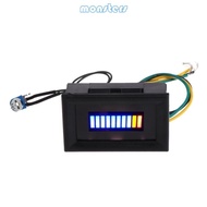 Mon 12V Universal Adjustable LED Oil Gauge Fit for Motorcycle Car Fuel level Gauge