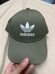 adidas Originals Cap 帽子 老帽 軍綠 棒球帽 愛迪達 三葉草 刺繡 電繡 扣環 可調式