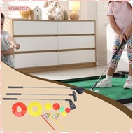 [szxmkj2lp] Kids Golf Club Set Hybrid Golf Stick Practice Equipment Childrens Golf Toy for Backyard 