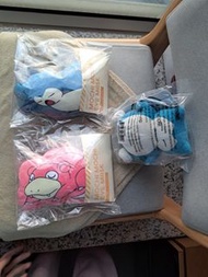 日本睡眠遮光眼罩 超輕軟棉花糖質感  Japan marshmallow pokemon sleep eye mask 呆呆獸 小呆獸 slowpoke 寶可夢 卡比獸毛公仔 毛絨娃娃 snorlax