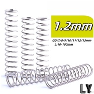 Compression spring SUS304  d1.2mm*OD7-13mm*L10-100mm[11LY-FC-L]