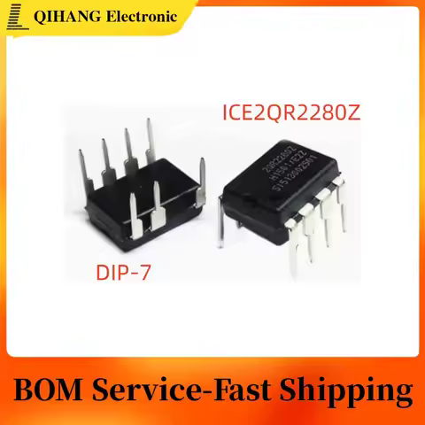 5-20PCS ICE2QR2280Z DIP7 ICE2QR2280 DIP 2QR2280Z DIP-7