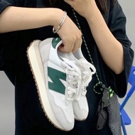 S.G NEW BALANCE 237 MS237RF D Last White Green Olive Small LOGO Heightening Casual Shoes Men Women R