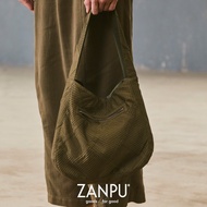 ZANPU SS25 45 Shouder bag กระเป๋าทรงสีเหลี่ยมมีก้น ตัดต่อสลับ BA-9250409
