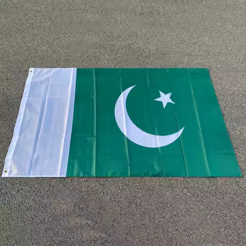 aerlxemrbrae flag 90 x 150cm Pakistan flag Banner Hanging National flag Pakistan Home Decoration fla