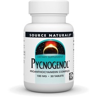 Source Naturals Pycnogenol 100 mg Proanthocyanidin Complex - 30 Tablets