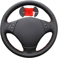 Microfiber Leather Car Steering Wheel Cover Anti-Slip Stitch Wheel Wrap Fit for BMW E90 320 318i 320