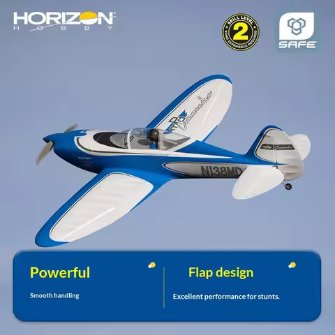 Horizon Hobby Commander 1.4m RC Fixed Wing Airplane Realistic Stunt With Flap Design Powerful Motor 