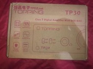 全新盒裝Topping拓品TP30鋁合金DAC耳擴USB全能擴大機擴大器TP-30拉絲噴砂雙重工藝
