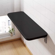 Large Wall-Mounted Folding Table 100x40 80x40 60x40 Black Wall-Mounted Study Table Folding Kitchen D