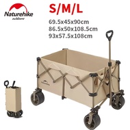 Naturehike MoFang JL Camping Folding Trolley Large Capacity Outdoor Cart Multifunction Collapsible W