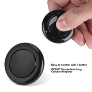 433MHz RF EV1527 Wireless Remote Control Round Transmitter 1 Button Regulate Wall Mounted Black