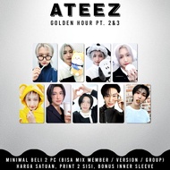 UNOFFICIAL PHOTOCARD ATEEZ GOLDEN HOUR [5]