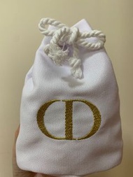 DIOR 白色化妝袋 水桶包