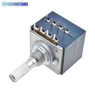 【Must-Have Gadgets】 Diymore Rotary Potentiometer Alps Rh2702 A100k 100k 50k Dual 8 Feet Potentiomete