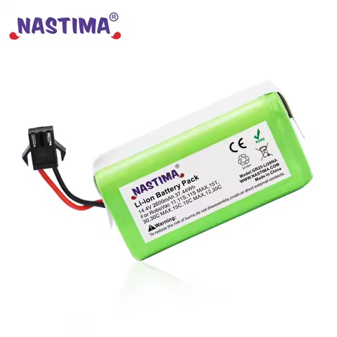 Nastima 14.4V 2600mAh Li-ion Battery for Conga Excellence 990 1090 1790 1990 Ecovacs Deebot N79 N79S