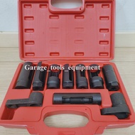 XR TOOLS 10Pcs Sensor Oil Pressure Sending Unit Socket Set Oxygen Injection Tool Set