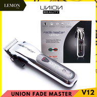 Union Fade Master V12 Minor Change Linear Motor ยูเนี่ยน เฟด มาสเตอร์  วี12 ปัตตาเลี่ยนไร้สาย กำลังสูงสุด10,000/รอบ rpm น้ำหนักเบา ประกันศูนย์ไทย 1 ปี