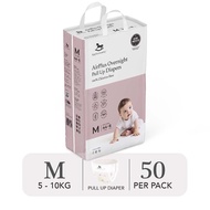 Bỉm đêm cho bé Applecrumby AirPlus Overnight Mega S/M/L/XL/XXL tã bỉm quần dán - Monnie Kids