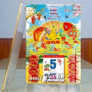 Lịch Cá Chép tráng gương Lịch Tết chim công Lịch Tết Laminate 2026