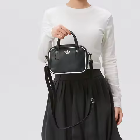 Adidas (Adidas) Trefoil Women's Bag, Fashionable Shoulder Bag, Sports and Leisure Trendy Crossbody B