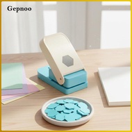 [Gepnoo] paper punch, uniform shapes, punch, precise punching Hexagon Large