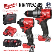 Combo FID3 + FPD3 Milwaukee M18 FPP2A3 Phiên Bản Mới ( 2 Pin 5.0Ah 1 Sạc Hộp Đựng )