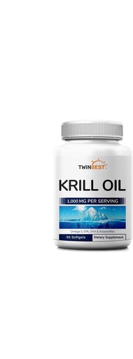 Twinbest Antarctic Krill Oil Softgels