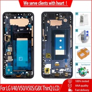 AMOLED For LG V50 V50S ThinQ 5G LCD Display Touch Screen Digitizer Assembly With Frame SCreen Replac