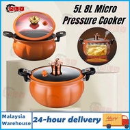 【Fast Delivery In Stock】5L/8L Pressure Cooker New Stew Pot Non-Stick 28CM Totipotent Multifunctional