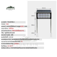 iSWEEP โคมไฟฆ่ายุงพลังงานแสงอาทิตย์ การชาร์จแผงโซลาร์เซลล์ที่มีประสิทธิภาพสูง กันน้ำและสนิม ช่วงที่ม