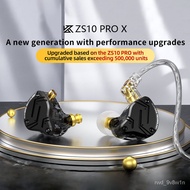 KZ ZS10 Pro X Wired Earones In Ear HIFI Bass Earbuds Sport Noise Cancelling Headones 3.5mm Jack Hands Free Mic Headset