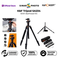 K&F Concept SA234 DSLR Aluminum Camera Tripod with Ball Head - KNF Camera Tripod Original