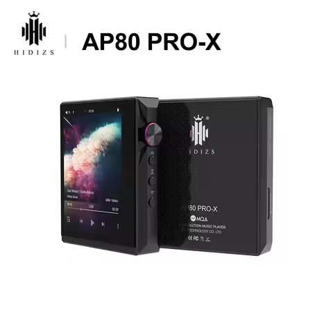 Hidizs AP80 Pro X Hi-Res Audio HIFI Portable Music MP3 Player Dual ES9219C DAC Bluetooth MQA LDAC PC