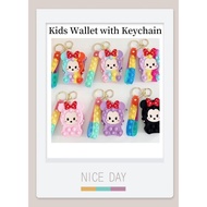 💖CNY2023💖 Kids Wallet Push Pop It Fidget Toys Squishy Cartoon Coin Purse pouch KeyChain Christmas Goodie