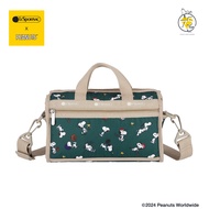 Lesportsac Deluxe Mini Duffle Bag กระเป๋าสะพายไหล่ใบเล็ก Style 1594 Lesportsac x Peanuts