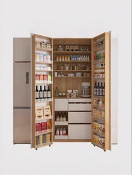 Yushang Zenchen Fridge Style Large Capacity Storage Cabinet E0 Grade Solid Wood Storage Cabinet Wall