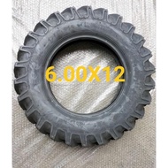 Tractor tire for Kuliglig Transmission Hand Tractor 600x12 by IZUMI