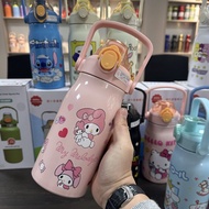 🔥Ready Stock🔥1000ML Sanrio Kuromi Tumbler Cute Kids Water Bottle 316 Stainless Steel Portable School