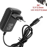 5V 1A ADAPTOR 5V 2A/ 9V 1A/ 9V 2A/ 12V 1A/ 12V 1.5A/ 12V 2A PURE 5.5mm JACK
