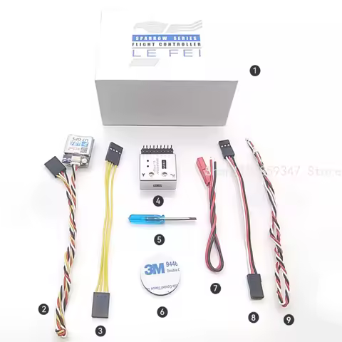 LEFEI Sparrow 2 Pro Fixed Wing Flight Control Model Digital OSD RC Drone support O3/O4 Air Unit Cadd