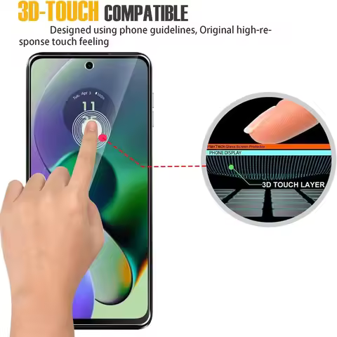 For Motorola G35 Shatterproof Tempered Glass For Moto G35 Screen Protector Glass Film 1/4Pcs