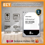 WD Western Digital 8TB Ultrastar DC HC320 7200RPM Enterprise Sata Hard Disk 256MB Cache - HUS728T8TA