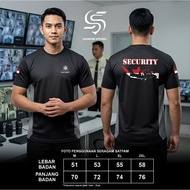 NEWEST SECURITY JERSEY BLACK SECURITY JERSEY BLACK SECURITY UNIFORM/ SHORT SECURITY T-SHIRT/ baju t 