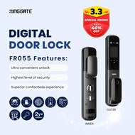 FREE Installation SINGGATE FR055 Face Recognition Digital Door Lock with 7 Unlocking Method