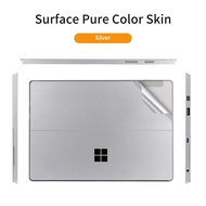 Solid color vinyl Sticker for Microsoft Surface Pro 7/6/5/4/3/8/9 Surface pro X GO 2 Back Cover Body Decal Skin Protector