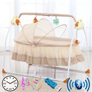Baby เปลไกวไฟฟ้าอัตโนมัติ เสียงดนตรี+USB+Blue Tooth รุ่น B-123BT