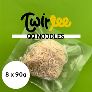 Twirlee QQ Noodles 4 x 90g (Fresh Noodles Made in Singapore No MSG No Preservatives)