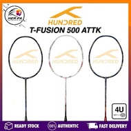 HUNDRED T-Fusion 500 ATTK 4U 84grams Badminton Racket Max Tension 34lbs Attack Racquet